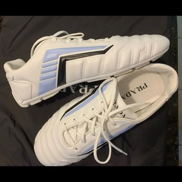 Prada Rev Leather Sneakers - Picture 6 of 7